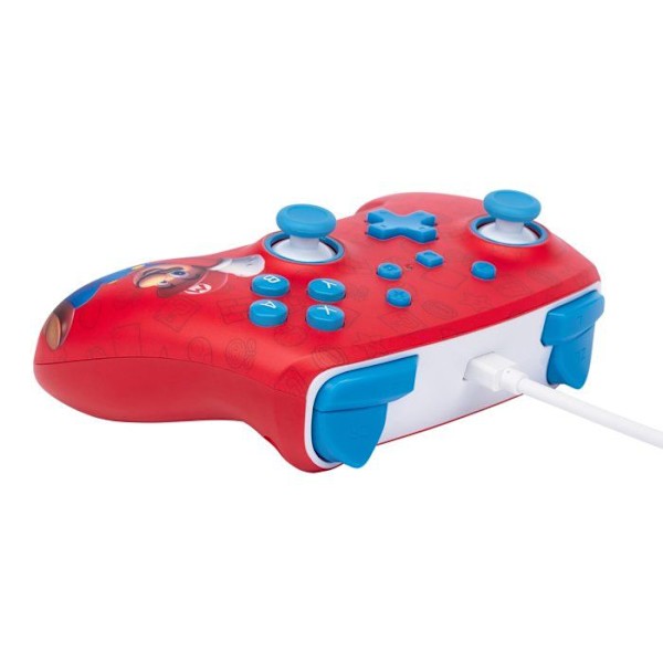 Manette Filaire Woo-hoo! Mario-Accessoar-SWITCH Röd