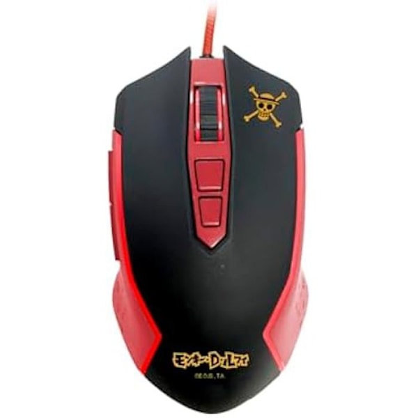 Spelmus - FRTEC - One Piece Luffy - Ergonomisk - RGB-bakgrundsbelysning - 8000 DPI