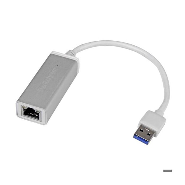 Nätverksadapter - STARTECH - USB 3.0 till RJ45 - Silver - Gigabit Ethernet - Med kabel
