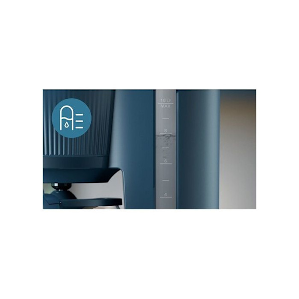 Kaffebryggare - PHILIPS - HD7411/70 - 1,25L - Automatisk avstängning - Permanent filter Blå