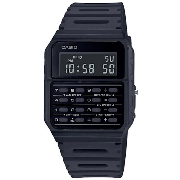 Klocka - CASIO - CA-53WF-1BEF - Vattentät - Stoppur - Larm Svart