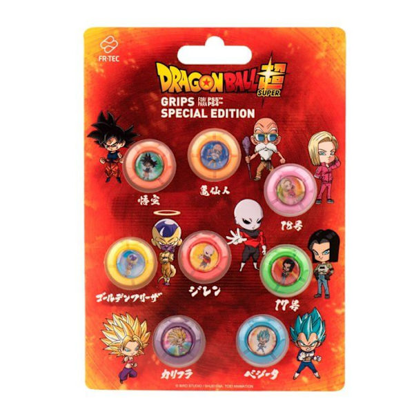 FR-TEC Dragon Ball Z Set med 8 Grips Figthers för PS5/PS4/PS3/XBOX 360