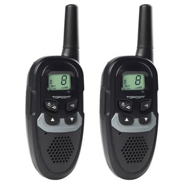 Walkie Talkies TopCom RC6410 - Utomhus walkie talkie för barn från 4 år och uppåt med 2 AAA-batterier ingår