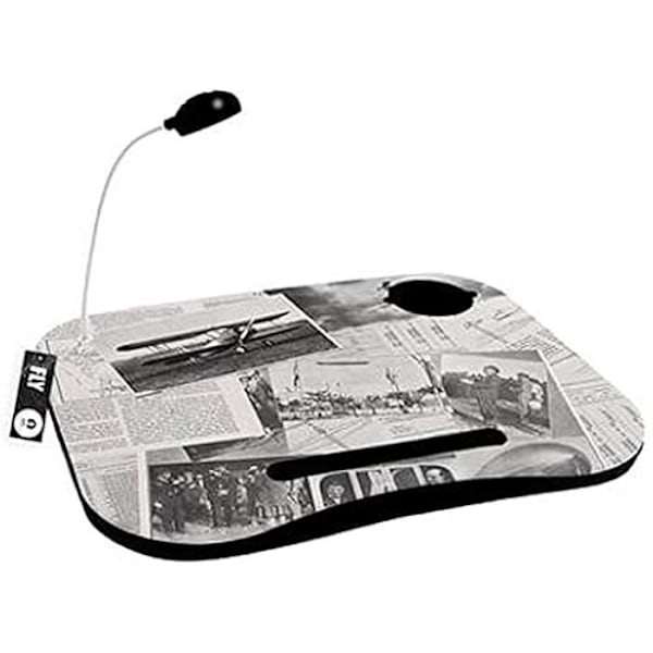 Bandeja Skrivbord - DKD HEMINNREDNING - Vintage - 48x38x7 cm - LED - Rektangulär - Vit Vit