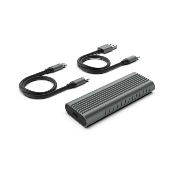 EWENT CARCASA PCIe SSD-USB-C 3.2 GEN2 M.2 NVMe Grå