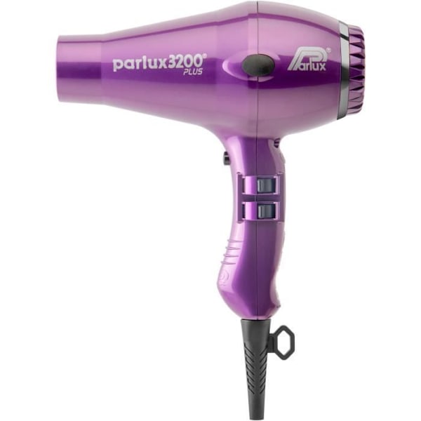 PARLUX 3200 Plus hårtork - 1900W - Luftflöde 71m3/h - 1900 Watt - 4 temperaturer - 2 hastigheter - Lila