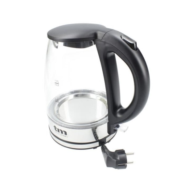Vattenkokare - TMELECTRON - 1,7 L - Borosilikatglas - Håller värmen - Anti-kalk Glas