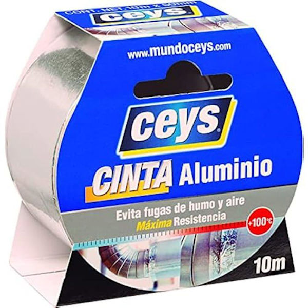 Självhäftande rulle - CEYS - TACKCEYS ALUMINIO - Aluminium - 10m x 50mm - Tätningslösning Aluminium