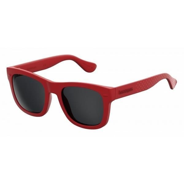 Solglasögon - Havaianas - Paraty/S-ABA - Röd båge - Grå lins - Unisex Röd, grå