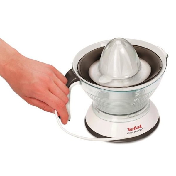 MOULINEX Vitapress Electric Citrus Press, Kapacitet 0,6 L, 25 W, Pulp Selector, Maximal Juice Extraction PC300B10 Vit