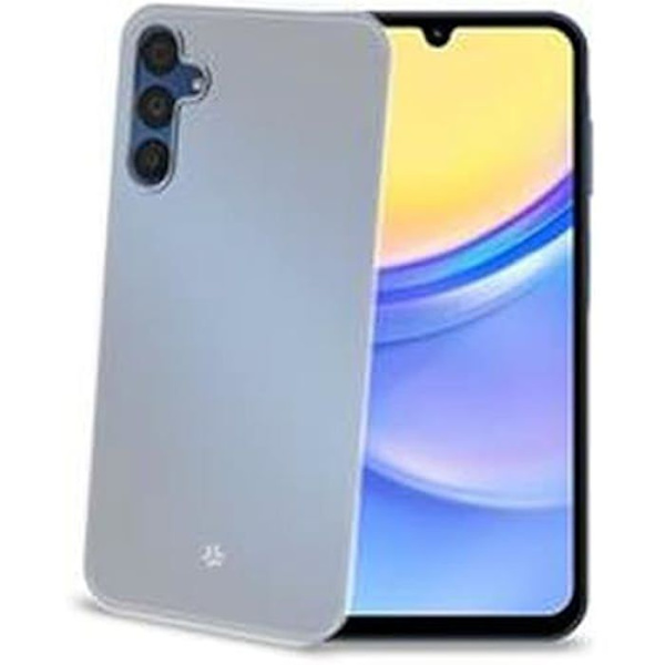 CELLY mjukt fodral för Galaxy A15 - Transparent - Skydd mot stötar och repor mångfärgad