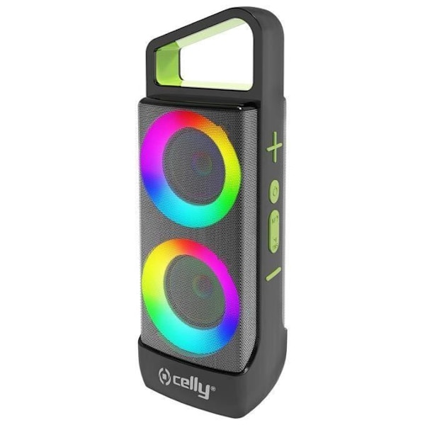Bluetooth-högtalare - Celly - Bärbar - Flerfärgad - Trådlös - 21,75 cm x 18,15 cm mångfärgad