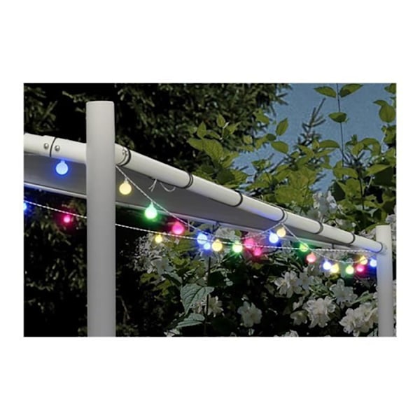 LED-belysning 80 färgglada kulor färgad