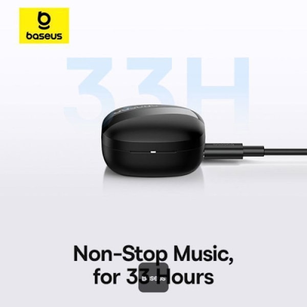 Trådlösa hörlurar Baseus Bowie E20 True Wireless Cluster Svart