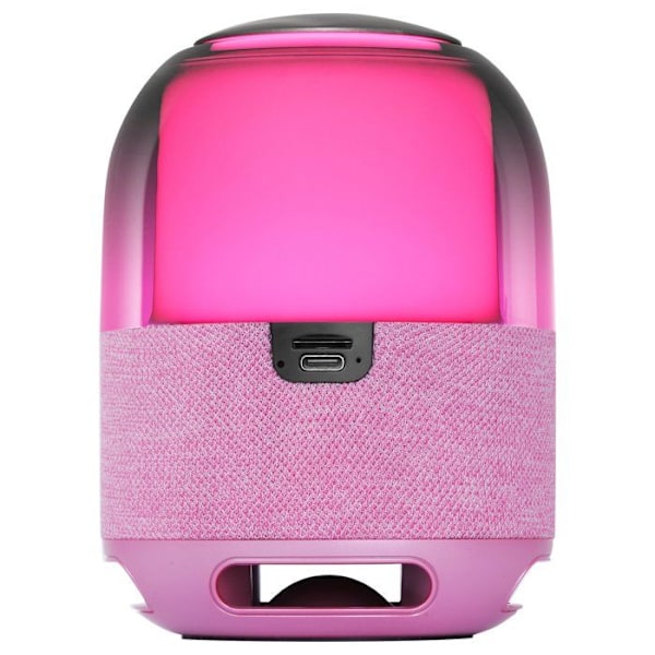 Trådlös Bluetooth-högtalare - Mars Gaming - MS-FLOW - 15W DeepBass - RGB Orbilight 360° - Bluetooth 5.3 Rosa