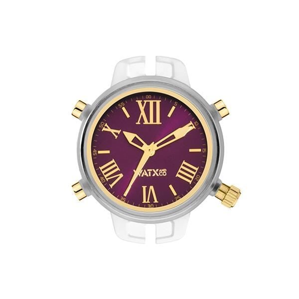 Klocka - WATX & COLORS - RWA4067 - Analog - Dam - Lila - Vattentålighet 5 ATM Lila