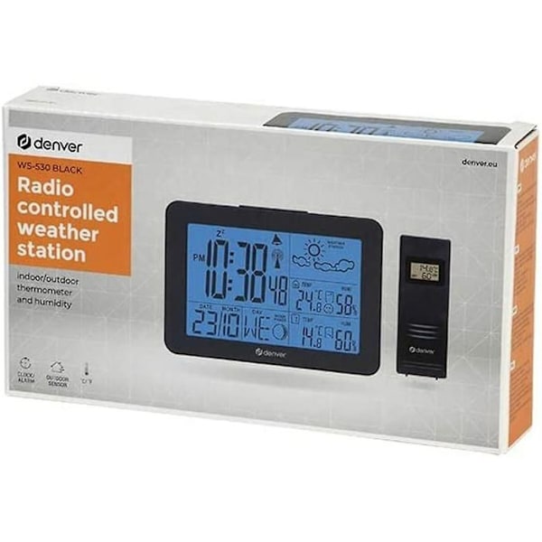 digital väderstation Svart DENVER