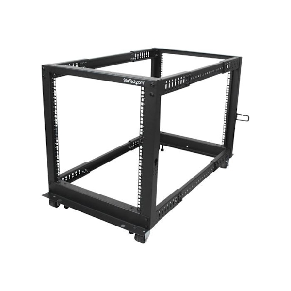 Servarrack 12U - STARTECH - 4POSTRACK12U - Öppen ram - Hjulfäste - Kabelhantering
