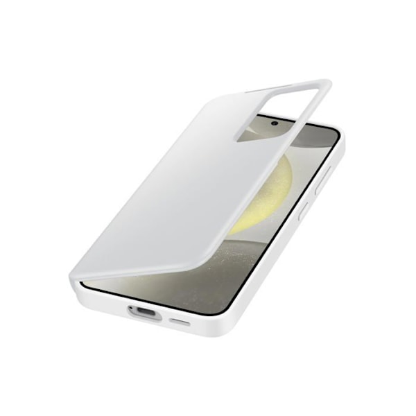 Samsung sockfodral - EF-ZS921CWEGWW - Galaxy S24 Smart View plånboksfodral, vit