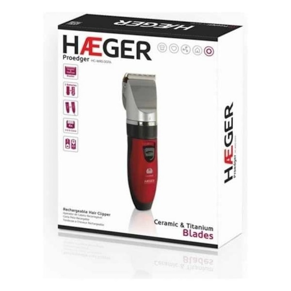 Gräsklippare - Haeger - Proedger - Vit - 2 års garanti Vit