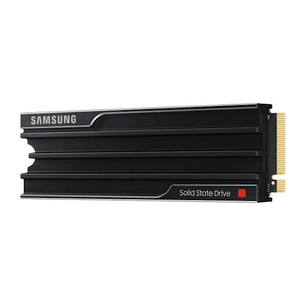 Samsung - Intern SSD - 9100 PRO med kylfläns NVMe M.2 PCIe 5.0 x4 - 2 To - Läs hastighet upp till 14 800 Mo/s - MZ-VAP2T0CW