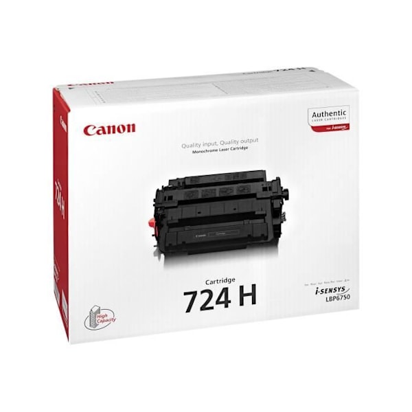Canon CRG-724H svart tonerkassett för i-SENSYS LBP6750dn, LBP6780x, MF512x, MF515x