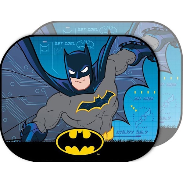 Sidochåns - Batman - 44 x 35 cm - UV-skydd - Sugproppfäste Läderlappen