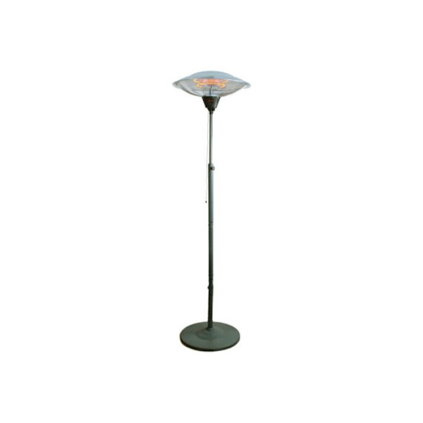 Utomhusvärmare EDM med stativ - 2100W - 07093 Svart