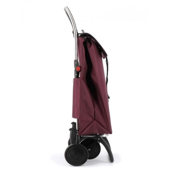 ROLSER Cabriolet Fällbar Shoppingvagn - Imax - Bordeaux - 2 till 4 hjul Äggplanta