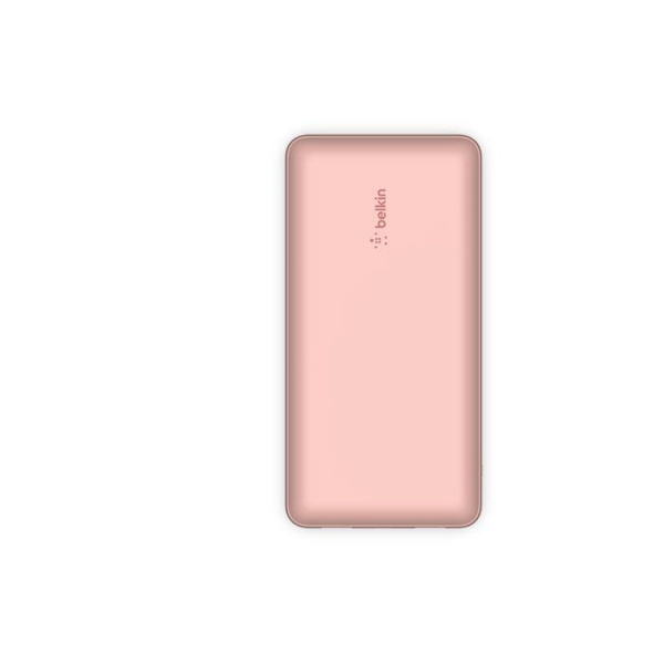 TELEFONI, Power bank, POWER BANK STANDARD, Belkin 20k Power Bank Usb-a&c 15w Rosa Gd specifikationer huvudfärg Rosa Antal Rose Gold