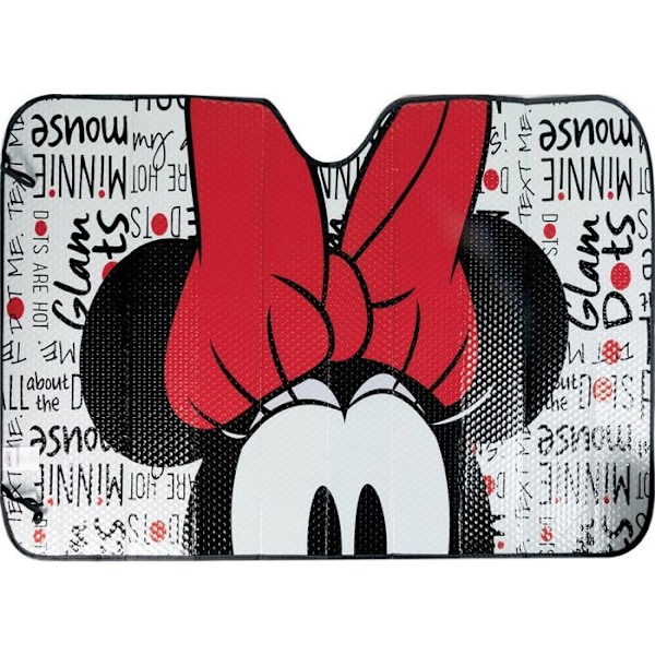 Solskydd fram - Tataway - Minnie - 130 x 70 cm - UV-skydd - Tecknad mönster