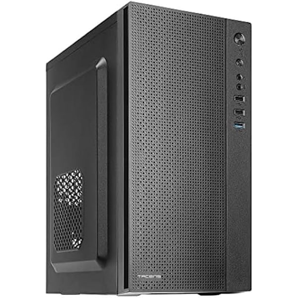 TACENS ANIMA AC5, Compact Micro ATX PC-fodral, Front Mesh Cooling, USB 3.0, Svart