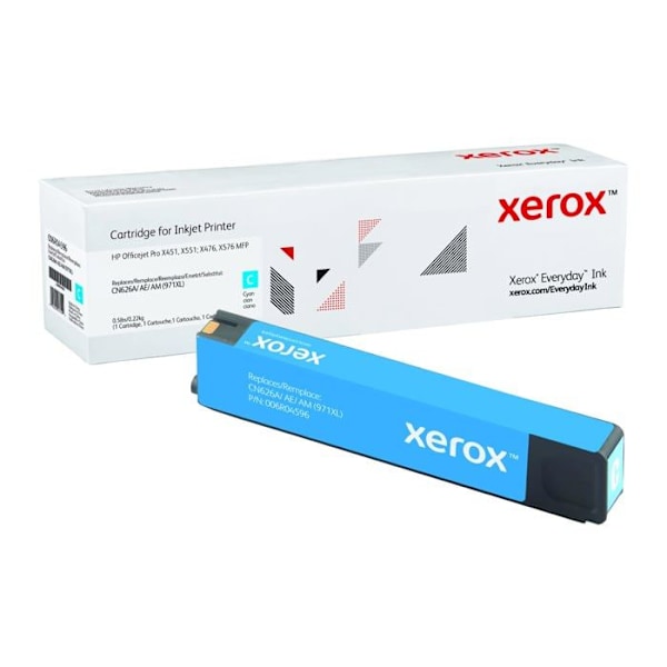 Toner kompatibel - Xerox - 971XL - Cyan - Stor kapacitet - 6600 sidor