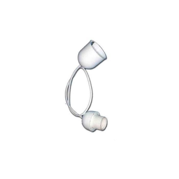 Pendellampa - EDM - E44310 - Vit - E27 sockel - 1 meter Vit