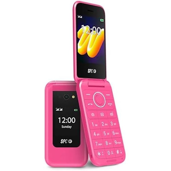 4G Basic-telefon - SPC - Wild - Dubbel skärm - 7 dagars batteritid - Säkerhet för tonåringar