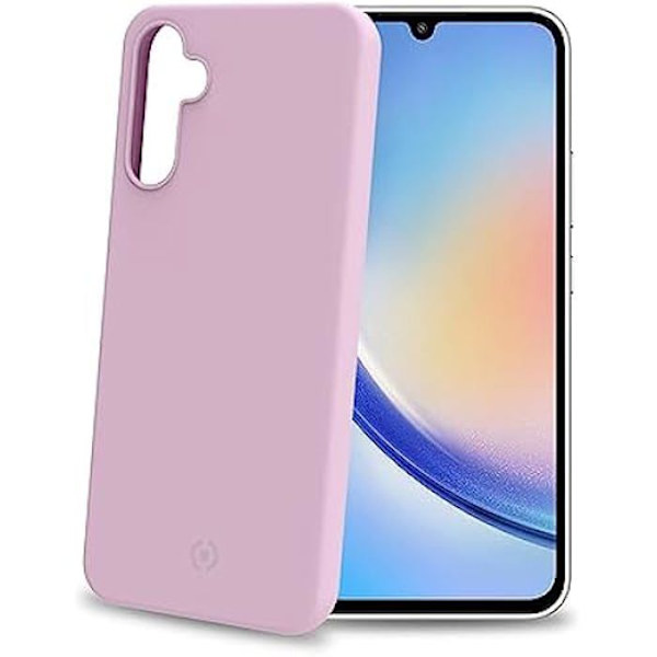 CELLY FUNDA CROMO mjukt fodral till Galaxy A34 5G - Rosa Rosa