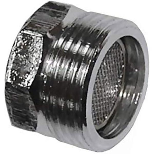Kranadapter - EDM - 01367 - Silvermetall - Äkta 22 mm - Hane 3/4 tum Metalliskt silver