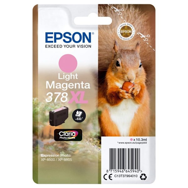 EPSON 378XL bläckpatron - 10,3 ml - XL - Ljus magenta