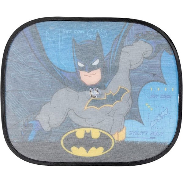 Sidochåns - Batman - 44 x 35 cm - UV-skydd - Sugproppfäste Läderlappen
