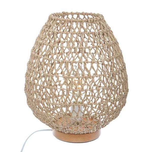 "Etel" lampa - metall & papper H36 cm - Beige - Atmosphera inredningsarkitekt Beige