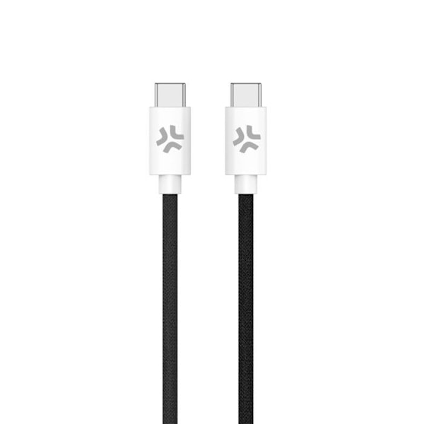 USB-C-kabel CELLY - USBCUSBCCOTTBK Svart - 1,5m - Hög kvalitet till lågt pris