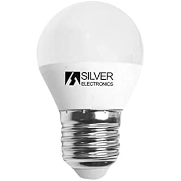 SILVER ELECTRONICS 961727 LED-lampor - 7W - Vit - E27 - Energisparande Vit