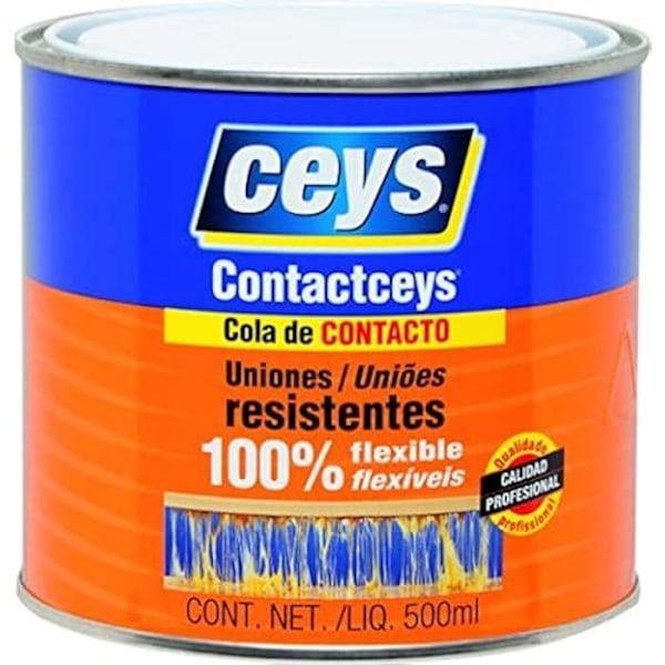 Tätningsmedel - CEYS - CONTACTCEYS BOTE 1/2L - Vit - 0,5 kg - Säljs styckvis Tranbär