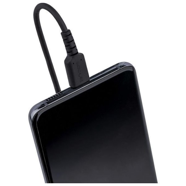 StarTech.com 50m USB-C laddningskabel - Heavy Duty Coiled USB-C till USB-C Adapter - Heavy Duty Aramid Fiber TB3-kabel