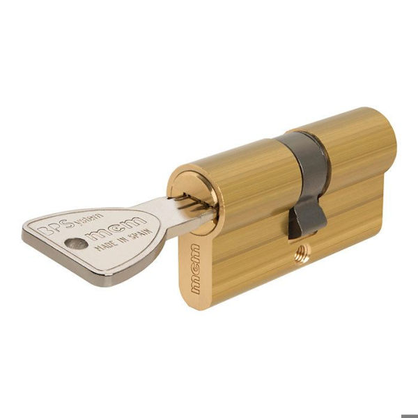 Cylindrisk lås med hög säkerhet - BPS - 30-30 - Anti-bumping - Anti-picking - Mässing