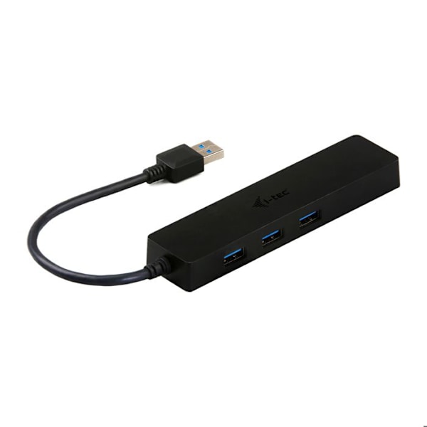 I-tec Advance USB/Ethernet-hubb - 3 USB 3.0-portar - Gigabit Ethernet-adapter