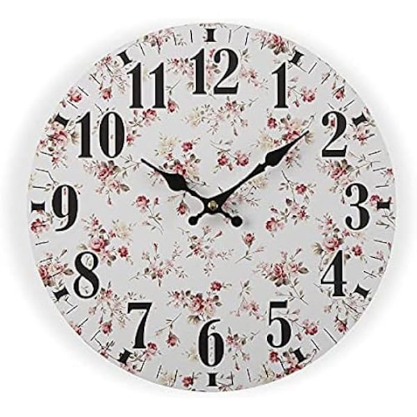 Väggklocka - BIGBUY HOME - Flerfärgad - Trä - 30,5 cm - Modern design Flerfärgad