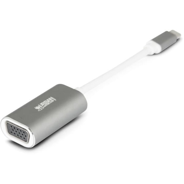 URBAN FACTORY Space Grey USB-C/VGA-adapter