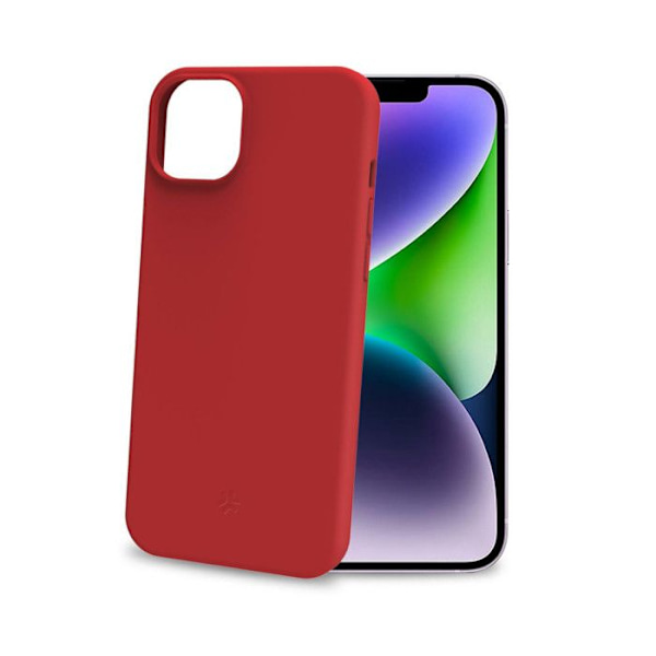 Mjuk fodral för iPhone 15 Plus - Celly - Svart - Mjuk skal - Slät yta - Syntetiskt material Svart