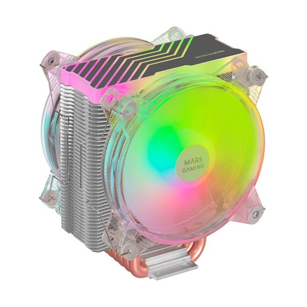 Mars Gaming MCPU66 RGB processorkylare - transparent - TU